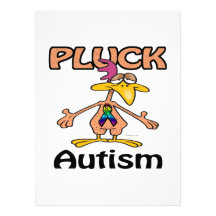 Pluck Autism Awareness Design Invites