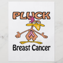 Pluck Breast Cancer Awareness Design Flyer