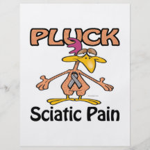 Pluck Sciatic Pain Awareness Design Flyer