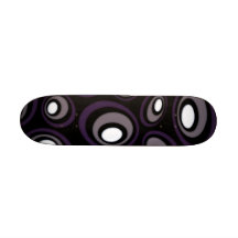 Plum & Fawn Offset Retro Ovals Skateboard Deck