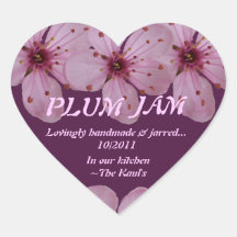 Plum Jam (Personalise) Stickers