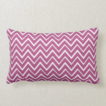 Plum purple whimsical zigzag chevron pattern pillows