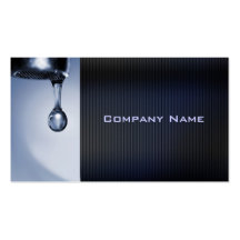 Plumber business card