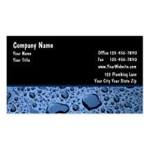 Plumber Business Cards