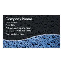 Plumber Business Cards