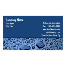Plumber Business Cards