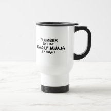 Plumber Deadly Ninja by Night Mugs