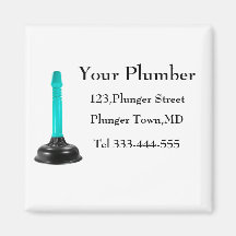 Plumber Promotional Magnet Template