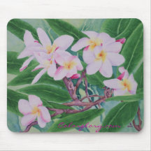 Plumeria Mousepad