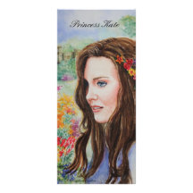 PMACarlson Princess Kate Bookmarker Personalised Rack Card