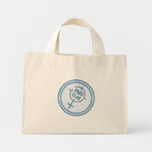 PMS Handbag- Blue Logo 2