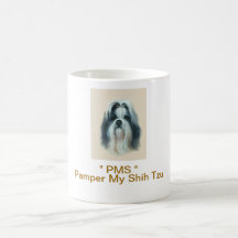 PMS Pamper My Shih Tzu Coffee Cup Mug