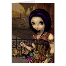 "Poe" Greeting Card
