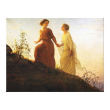 Poem of the Soul On the Mountain by Louis Janmot Gallery Wrapped Canvas