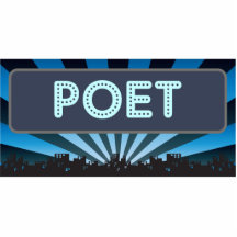 Poet Marquee Photo Cut Out