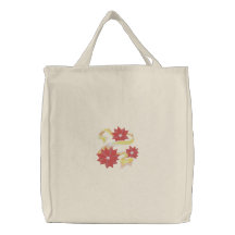 Poinsettia Trio Bags
