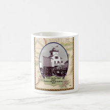 Point Au Fer Reef Lighthouse mug