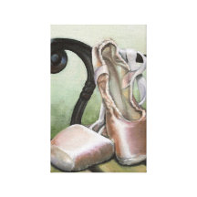 Pointe Shoes Canvas Prints