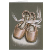 Pointe shoes cards