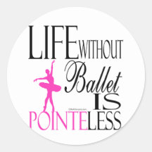 Pointeless Round Sticker