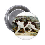 Pointer Dog Water colour Pins