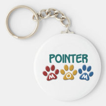 POINTER Mum Paw Print 1 Key Chains