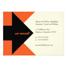 Pointing Arrow Moving Announcement and Invitation