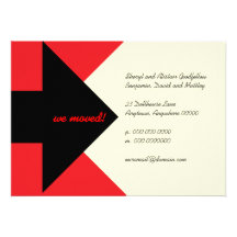 Pointing Arrow Moving Announcement and Invitation