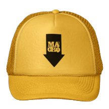 Pointing Arrow Trucker Hats