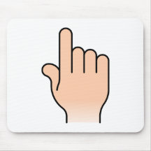 Pointing Hand Mouse Pad