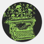 Poison Typewriter Sticker