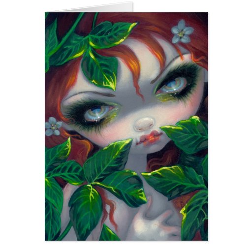 "Poisonous Beauties IV: Poison Ivy" Greeting Card