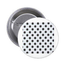 POKA DOT PINBACK BUTTON