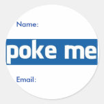 Poke Me Sticker