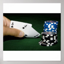 Poker aces poster