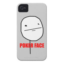 Poker Face Barely There iPhone 4 Case