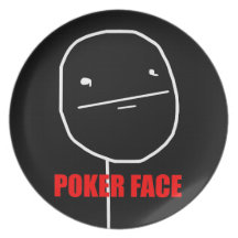 Poker Face - Black Plate