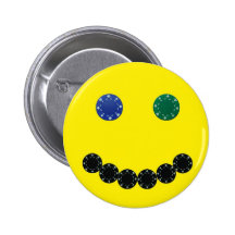 Poker Face Button