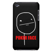 Poker Face - iPod Touch 4 Black Case iPod Touch Covers