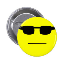 poker face pinback button
