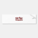 Poker Playin' Gramma 3 Bumper Sticker