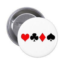 Poker Suits Button