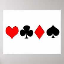 Poker Suits Poster