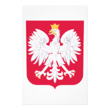 Poland Coat Of Arms Stationery Design