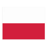 Poland Flag Postcard