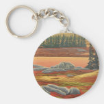 Polar Bear Art Key Chain Canadian Wildlife Gifts