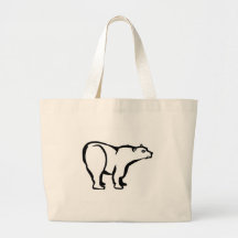 Polar Bear Canvas Bag