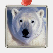 Polar Bear Christmas Ornament