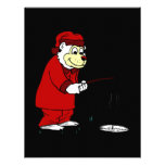 Polar Bear Ice Fishing Personalised Announcement