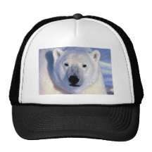 Polar Bear Mesh Hat